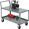 Jamco Service Cart w/2 Shelves, 2400 lb. Capacity, 48"L x 30"W x 31"H, Gray