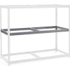 Global Industrial Additional Level For Wide Span Rack 60"Wx36"D No Deck 1200 Lb Capacity, Gray