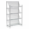 Slant Wire Shelving - 4 Shelves - 48"W x 24"D x 63"H