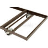 Welded Angle Steel Frame of Rectangular Folding Table Cart