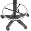 Synchro Operator Leather Stool - 360 Degree Footrest