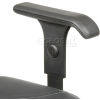 Synchro Operator Leather Stool - Adjustable T-Arms