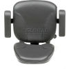Synchro Operator Leather Stool - Contoured for Comfort