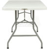 Compact Plastic Folding Table - 29"H Table Height