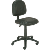 Interion® Task Chair With Mid Back, Synthetic Leather, Black
