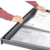 Deluxe Steel Flat File (Gray) - Shelf 