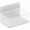 TrippNT 51042 Small Lab Supply Box with Lid, 9"W x 6"D x 6"H, White/Clear