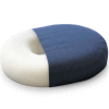 DMI® Contoured Foam Ring Donut Seat Cushion, 14" x 12-1/2" x 3", Navy