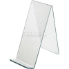 Global Approved 515445 Acrylic Easel W/ 1.75" Lip, 4.5" x 10.5", Acrylic