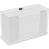 TrippNT Counter Top Acrylic Single Stack Paper Towel Dispenser, Clear - 52916