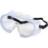 ERB 15143 Perforated Impact Resistant Goggles - Anti-Fog, Clear Lens, Black Straps