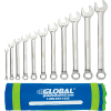 Global Industrial 11 Piece SAE Combination Wrench Set in Mesh Pouch