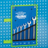 Global Industrial 6 Piece SAE Combination Wrench Set in Mesh Pouch