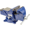 Global Industrial 6" Jaw Width 3" Throat Depth General Purpose Bench Vise W/ Swivel Base
