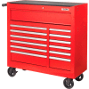 Global Industrial™ 42-3/8" x 18" x 38-5/8" 13 Drawer Red Roller Tool Cabinet