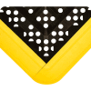 Wearwell® F.I.T. Kit Open Grid 5/8" Thick 2.25' x 4.5' Black w/Yellow Edging