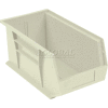 Global Industrial Plastic Stack & Hang Bin, 5-1/2"W x 14-3/4"D x 5"H, Beige - Pkg Qty 12