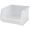Plastic Stack and Hang Parts Storage Bin 16-1/2 x 18 x 11 Clear - Pkg Qty 3