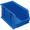 Global Industrial™ Plastic Stack & Hang Bin, 8-1/4W x 18"D x 9"H, Blue - Pkg Qty 6