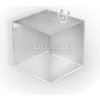 Global Approved 556107 5" Wide Cube Bin For Pegboard/Slatwall, Acrylic, Clear