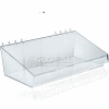 Global Approved 556115 Large Acrylic Divider Bin For Pegboard/Slatwall, 13" x 4", Clear