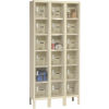 Hallowell Safety View Lockers, Clear View Lockers, Six Tier Lockers