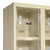Polycarbonate Doors on Hallowell Safety View Lockers, Clear View Lockers, Six Tier Lockers