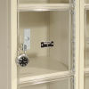 Padlockable Polycarbonate Doors (Lock Sold Separately) on Hallowell Safety View Lockers, Clear View Lockers, Six Tier Lockers