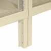 6 Inch High Legs on Hallowell Safety View Lockers, Clear View Lockers, Six Tier Lockers