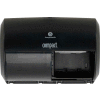 GP Compact Side-By-Side Double Roll Bathroom Tissue Dispenser, Black - 56784A
