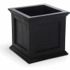 Mayne® Fairfield 20" x 20" Square Planter, Black