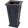 Mayne® Fairfield 28" Tall Planter, Black
