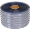 Global Industrial PVC Strip Curtain Roll - Scratch Resistant Ribbed Clear - 12" x 150' x .110"