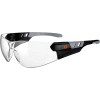Ergodyne® Skullerz® SAGA Frameless Safety Glasses, Matte Black, Clear Lens