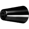 J.W. Winco GN419 Phenolic Tapered Knob W/Molded-In Thread 20mm Diameter 30mm Length M5x.8