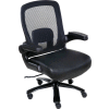 OneSpace Big and Tall Executive Office Chair - Leather with Mesh Back - Black - Taft Series