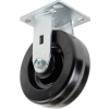 Global Industrial™ Heavy Duty Rigid Plate Caster 6" Plastic Wheel 800 Lb. Capacity