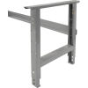 Steel Frame of Height Adjustable Plastic Top Workbench