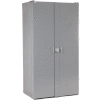 Global Industrial Security Work Center & Storage Cabinet - Shelves, 6 Drawers & 68 Yellow Bins