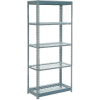 Global Industrial™ Heavy Duty Shelving 36"W x 18"D x 60"H With 5 Shelves - Wire Deck - Gray