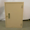 Fenco Lowboy Teller Pedestal Cabinet 602R-B - Right Hinged Door 18"W x 19"D x 27-7/8"H Black