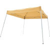 Global Industrial™ Portable Slant Leg Pop Up Canopy, 10L x 10W x 8ft11inH, Tan
																			
