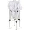 Portable Slant Leg Pop Up Canopy, 10 L X 10 W X 8 11 H, White