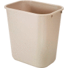 7 Gallon Rubbermaid Plastic Wastebasket - Beige