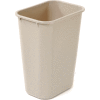 10 Gallon Rubbermaid Plastic Wastebasket - Beige