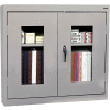 Sandusky Clear View Wall Cabinet WA1V301226 Double Door - 30x12x26, Light Gray