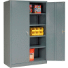 Global Industrial™ Storage Cabinet, Turn Handle, 48"Wx24"Dx78"H, Gray, Unassembled