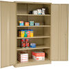 Paramount® Storage Cabinet Easy Assembly 48X18X78 Tan
																			