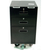 Fenco Bus Teller Pedestal Cabinet 606-BC-18-B - 2 Drawers 1 Legal Drawer 18"W x 19"D x 31-7/8 Black