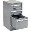 Premium 3 Drawer Workbench Pedestal W/Built-In Base w/ Hasp
																			